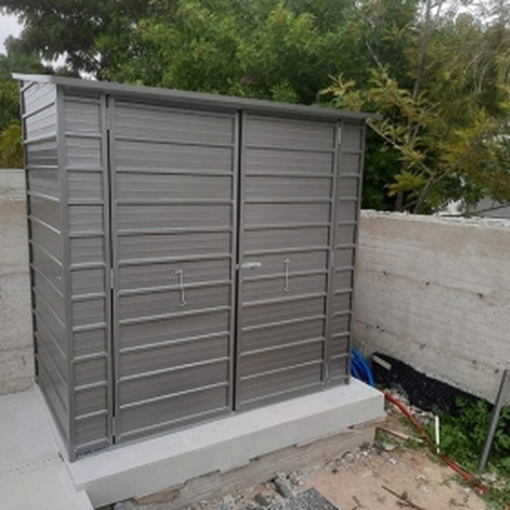 Metal garden warehouse project in Cyprus - Photo 23