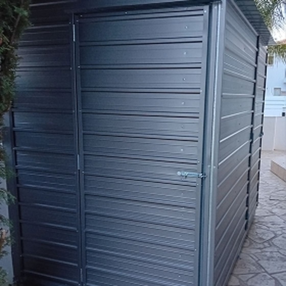 Metal garden warehouse project in Cyprus - Photo 7